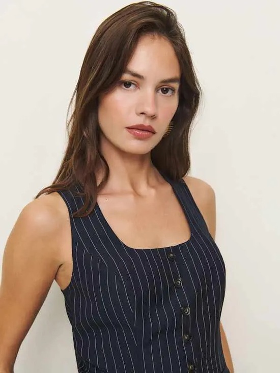 Reformation Tops - Reformation Navy Top and Tote!